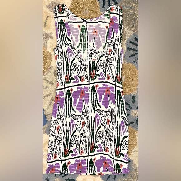 Rue Stiic Sleeveless Carlie Open Back Smocked Bodycon Mini Dress - Picture 2 of 8